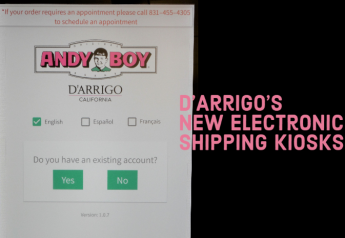 Shipping kiosks at D’Arrigo California increase efficiencies
