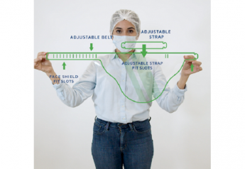 Packaging company produces face shields during pandemic