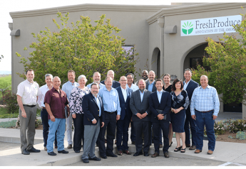 Greg Ibach, under secretary for marketing and regulatory programs of the U.S. Department of Agriculture (center of first row), meets with members of the Fresh Produce Association of the Americas and the Arizona Department of Agriculture and with local USDA staff to talk about ways to improve federal programs that affect fresh produce.
