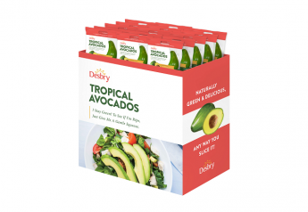 Desbry brand avocados add two-count bags, colorful displays