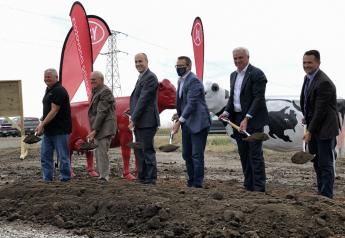 Government and Lely officials break ground on the new 100,000 square foot manufacturing and training facility.