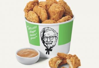 KFC's plant-based nuggets.
