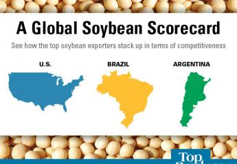 See how the top soybean exporters stack up in terms of competitiveness.