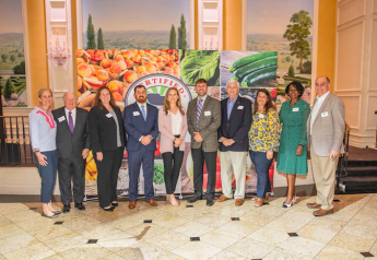 A representative of the South Carolina Department of Agriculture and board members of the Eastern Produce Council met for April's dinner meeting in New Jersey.