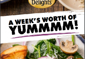 Promotion features mushrooms as (Side) Delights