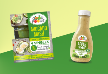 Good Foods is launching an Avocado Mash product and a line of plant-based salad dressings.