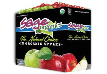 Chuck Sinks, president, sales and marketing at Sage Fruit Co. LLC,  advises retailers to create an apple destination in the produce department and to use organic signage to  clearly mark organic fruit. 
