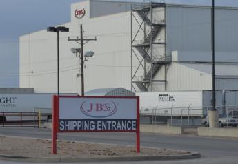 After a software error at a Grand Island, Neb. packing plant caused beef carcasses to be inaccurately reported for grades and weights, JBS is a paying a fine and reimbursing producers who were impacted. The Cactus, Texas plant in the photo was also part of USDA fine for inaccurate weights earlier this year.