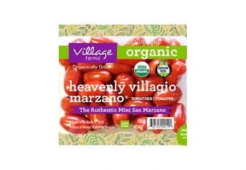 Village Farms' Heavenly Villagio Marzano tomatoes are now available in organic.