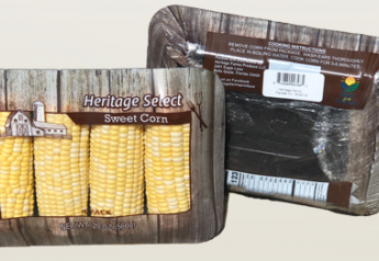 Heritage Farms Produce has launched a value-added tray pack option for sweet corn.