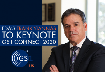 Yiannas to discuss FDA’s New Era of Smarter Food Safety at GS1 show