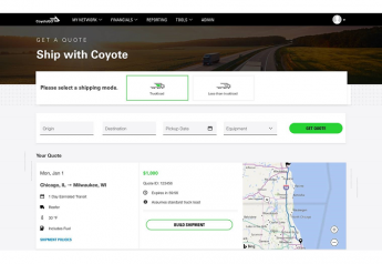 CoyoteGO logistics app upgraded for shippers