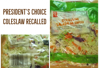 Loblaw issues recall on President’s Choice brand coleslaw