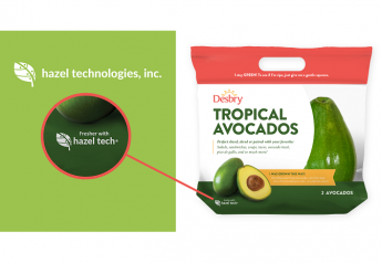 Hazel Technologies adds organic line, debuts with Desbry avocados