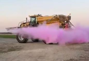 Applicator Spreads Good News: Uses Machine For Gender Reveal