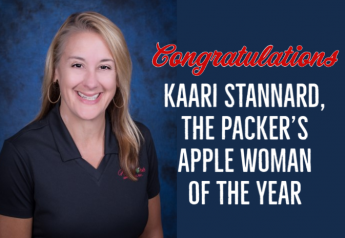 New York’s Kaari Stannard receives The Packer's apple award