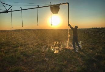  Research suggests using center pivot irrigation systems for cow cooling.