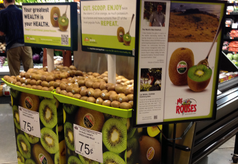 Kiwifruit see higher prices, lower volume in 2017