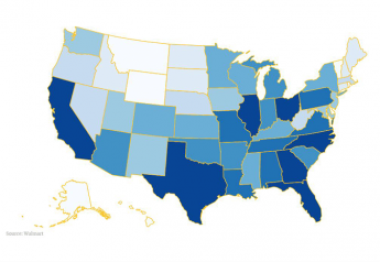 MAP: Walmart stores by state and the potential for online grocery growth
