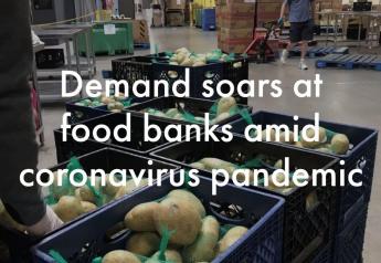 Demand soars at food banks amid coronavirus pandemic