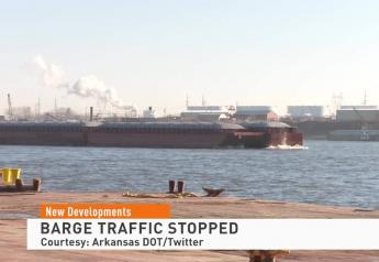 700 Barges Stranded by Bridge Closure; 80% Likely Contain Corn