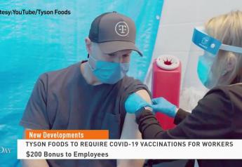 Tyson Foods Mandating COVID-19 Vaccinations for U.S. Employees 