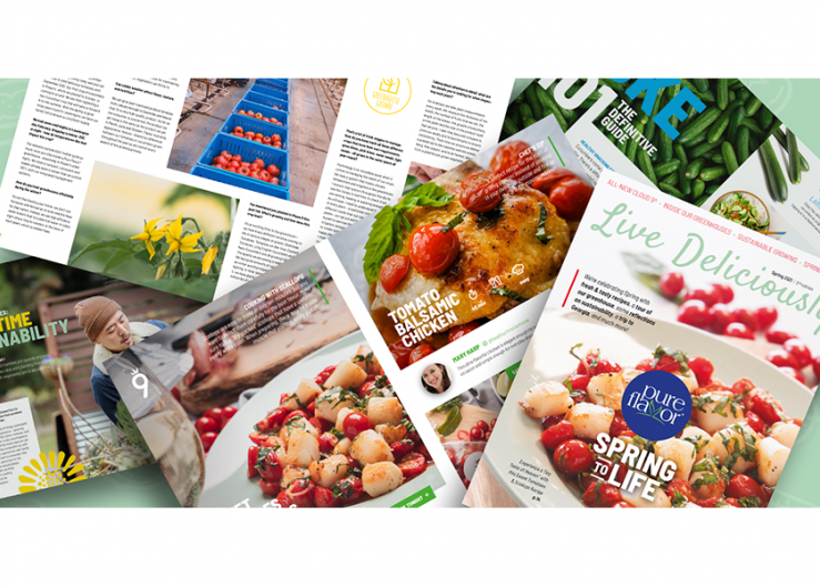 Greenhouse-grown flavor front and center in new e-magazine from Pure Flavor
