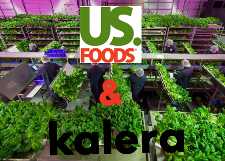 US Foods to source restaurant greens from hydroponic vertical grower Kalera
