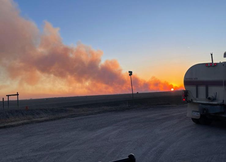 Wildfire Burns 71,000 Acres in Central Nebraska 