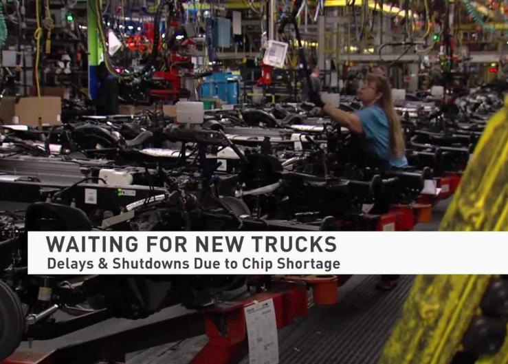 Truck Shortage Continues as Semiconductor Chips Still in Short Supply