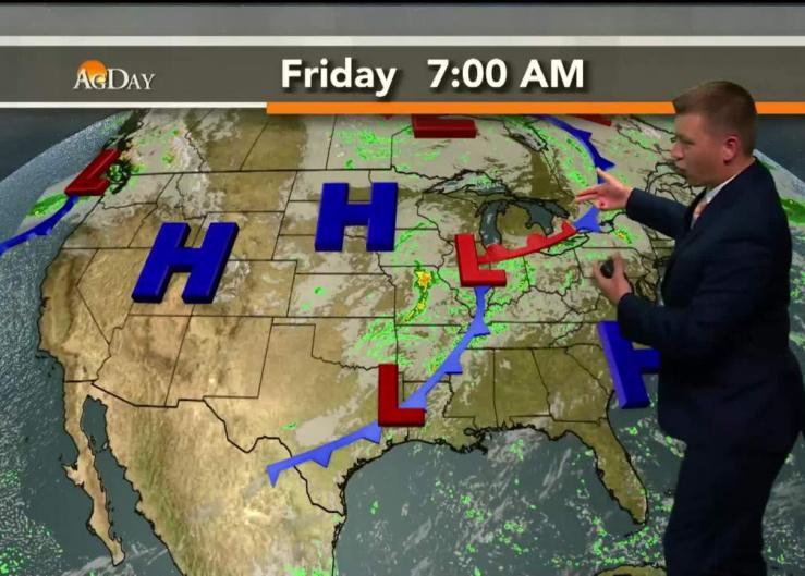 The Weather Picture Across the Country Has Snow & Thunderstorms