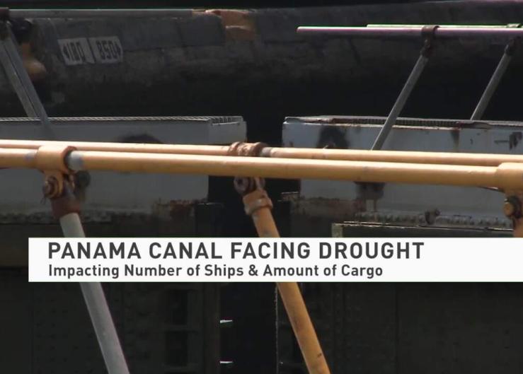 Drought Now Throttling Traffic at Panama Canal, A Threat to 40% of All U.S. Container Shipments