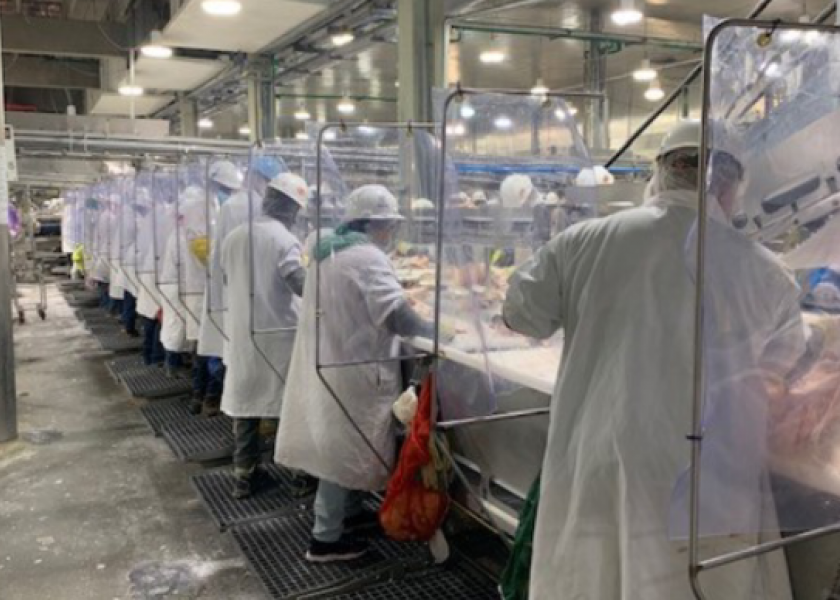 Beef packing plant worker protections