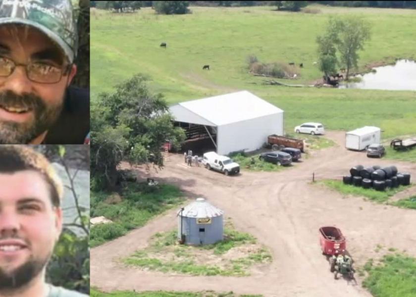 Nick and Justin Diemel, and the Nelson farm near Braymer, Missouri.