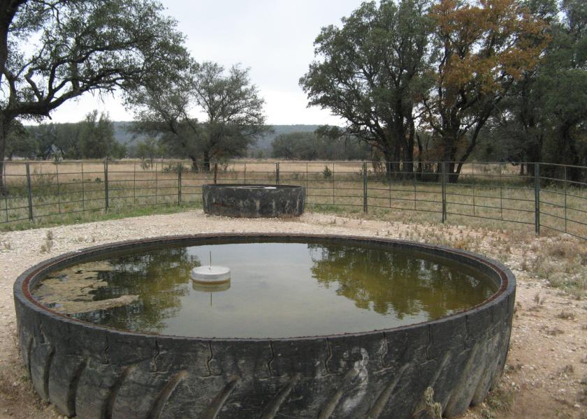 Stock image of a water tank.