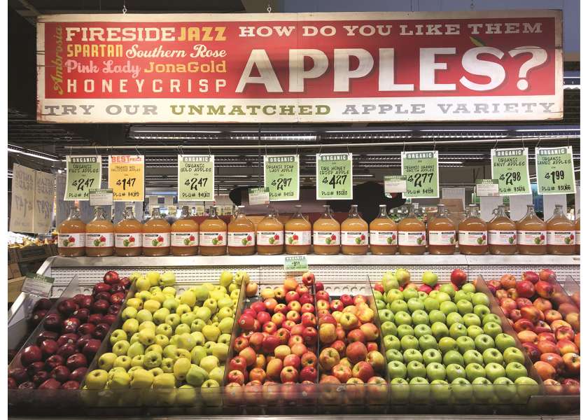 Organic Honeycrisp Apples Bagged at Whole Foods Market