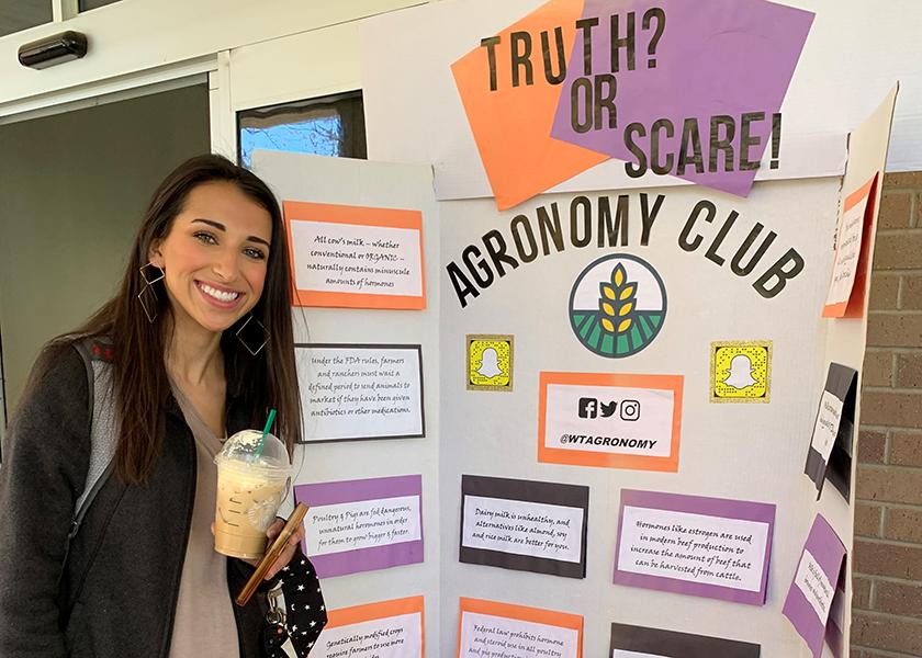 West Texas A&M University Agronomy Club’s “Scary Food Truths” campus event.