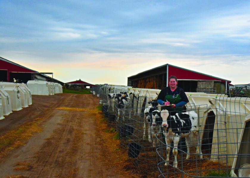 Kayla Clark, DVM, says the problem often presents in calves as a respiratory illness.