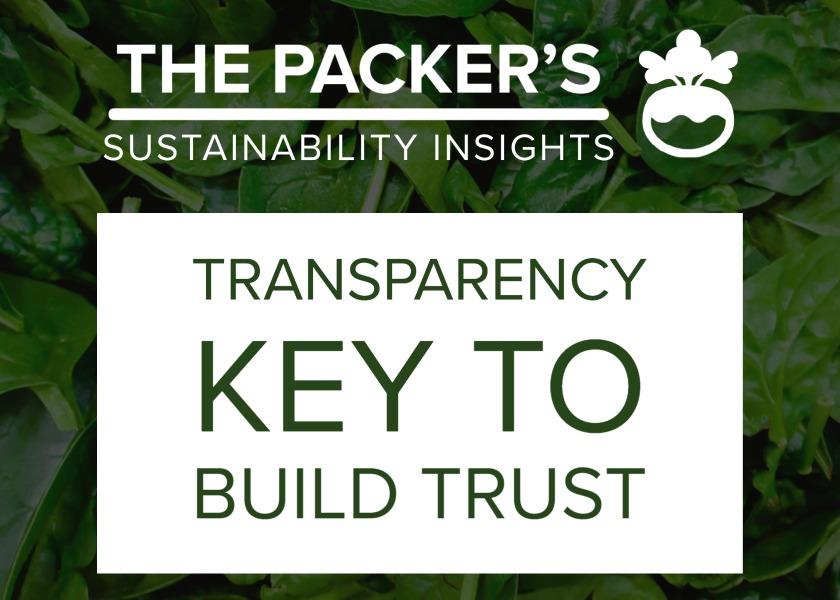 Transparency key to build trust