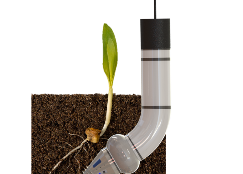 The soil swimming robots will both drill into the soil and also mimic the peristaltic, or wave-like, movements worms make when they tunnel through the soil.
