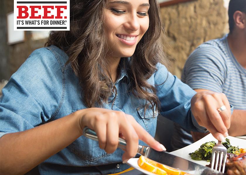 Seventy-eight percent of consumers agree beef tastes great.
