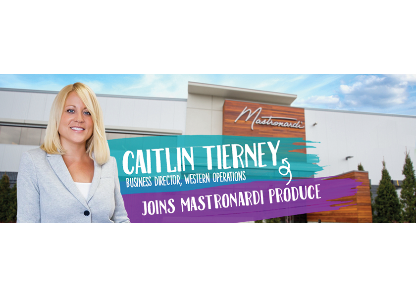 Caitlin Tierney is now with Mastronardi Produce.