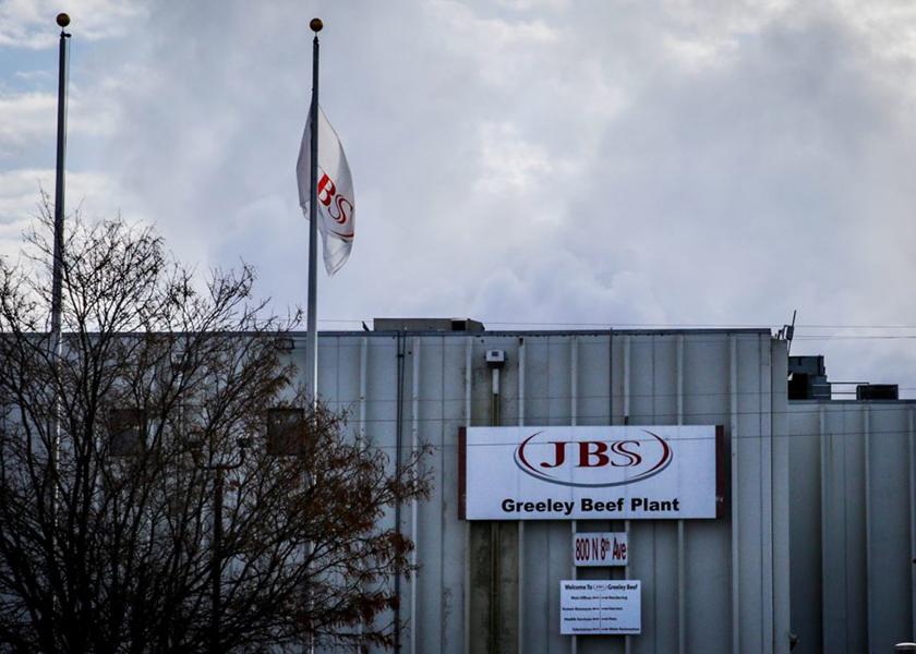 The JBS plant in Greeley, Co.