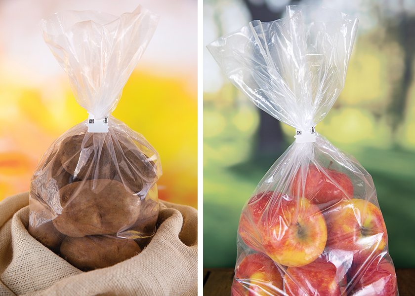 A new plant-based bag closure is available from Bedford Industries.