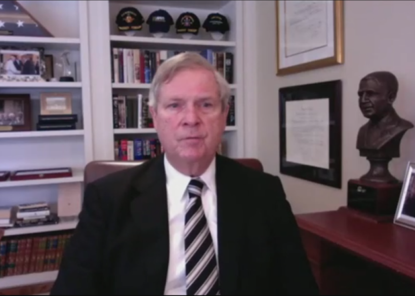 Tom Vilsack testifies virtually before the Senate Agriculture Committee