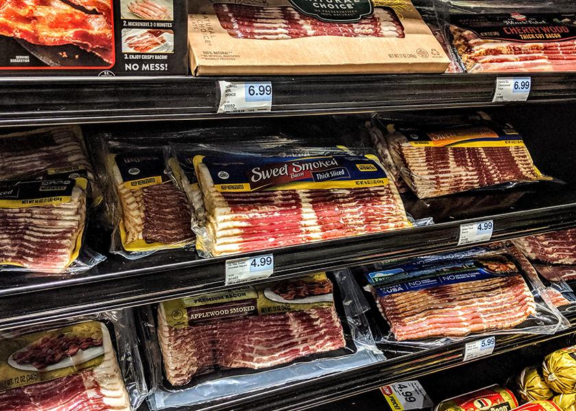 If you walk into the grocery store today, the average American will have to fork over $7 per pound for bacon.