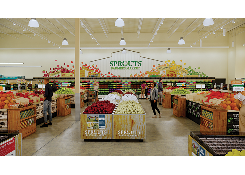 Four Sprouts stores will open in the company's new format this year, and one more will be remodeled in the new style.