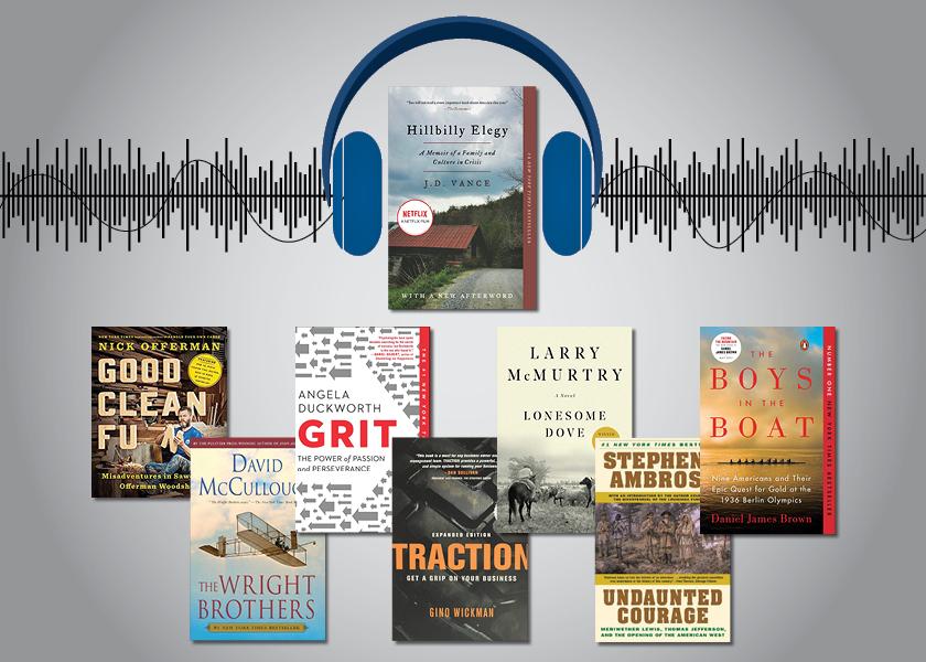 How can you maximize your hours in the field? Listen to an audio book or two. Regardless of your interests, there are great books that can make the hours slip away.