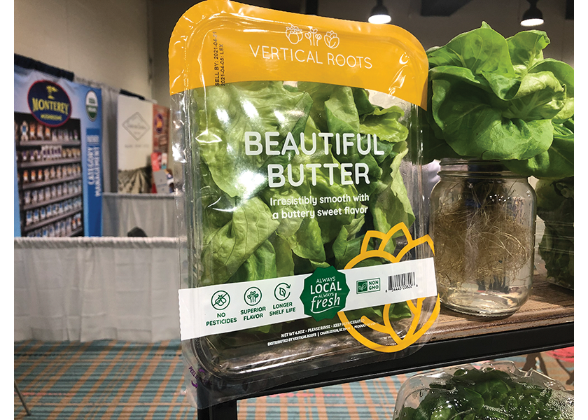 Beautiful Butter is one of the best-selling packaged lettuce items from Vertical Roots.
