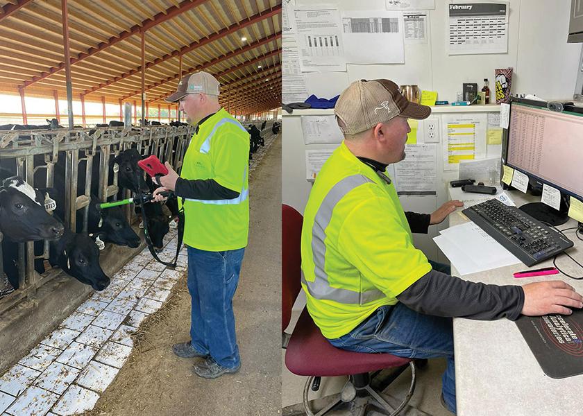 Shawn Miller with Pagel’s Ponderosa in Kewaunee, Wis., has been utilizing technology with his calf manager role for several years.